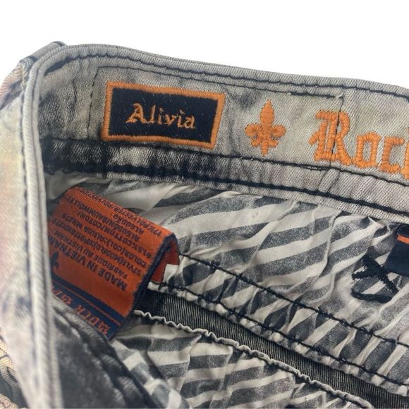 Rock Revival Alivia Short - Tie Dye Collector's Edition Sz 25 - Picture 7 of 14
